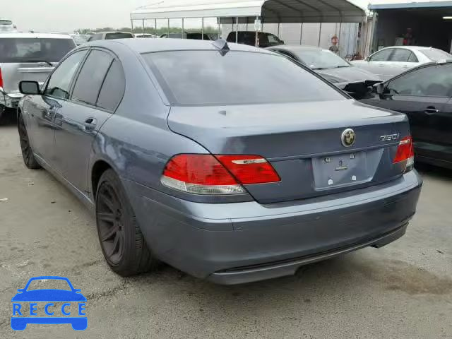 2006 BMW 750 I WBAHL83526DT02906 зображення 2