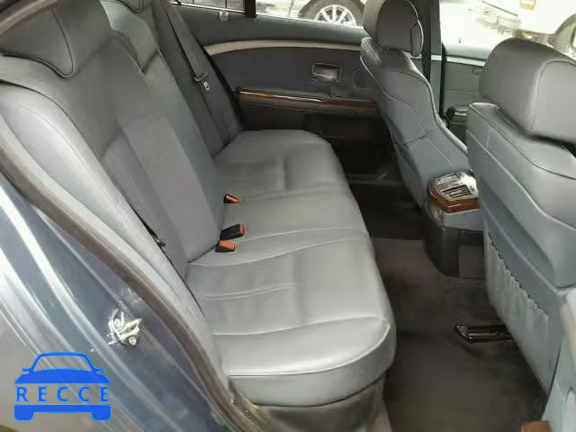 2006 BMW 750 I WBAHL83526DT02906 зображення 5