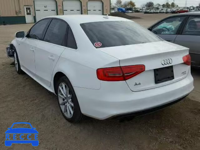 2014 AUDI A4 PREMIUM WAUFFAFL0EN036651 image 2