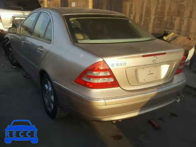 2004 MERCEDES-BENZ C 320 WDBRF64J34F492374 image 2