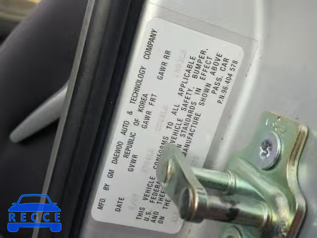 2007 SUZUKI RENO KL5JD66Z67K722675 image 9