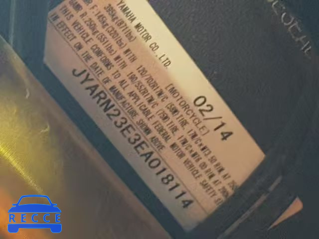 2014 YAMAHA YZFR1 JYARN23E3EA018114 image 9