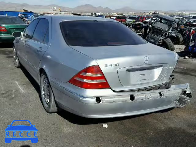 2000 MERCEDES-BENZ S 430 WDBNG70J5YA099552 зображення 2