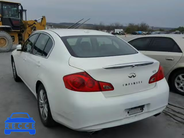 2011 INFINITI G25 BASE JN1DV6APXBM830596 image 2