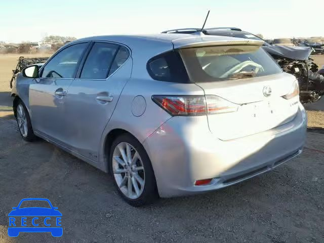 2011 LEXUS CT JTHKD5BH7B2046668 image 2