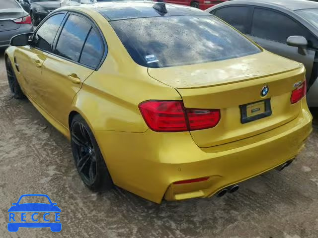 2015 BMW M3 WBS3C9C54FP805119 зображення 2