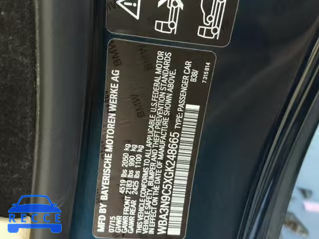 2016 BMW 428 XI WBA3N9C5XGK248665 image 9