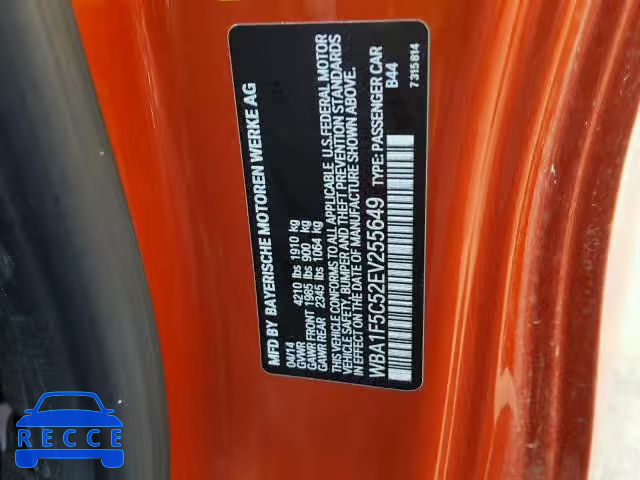 2014 BMW 228 I WBA1F5C52EV255649 image 9