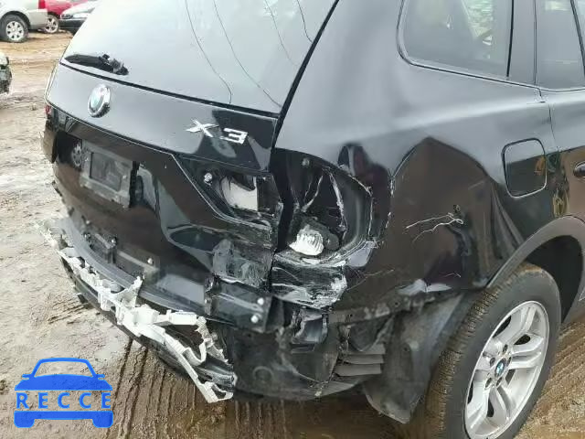 2008 BMW X3 3.0I WBXPC73488WE52404 image 8