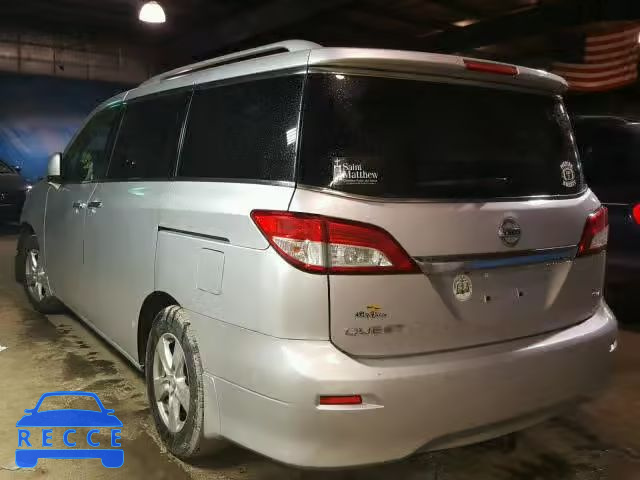 2011 NISSAN QUEST S JN8AE2KP9B9012713 зображення 2