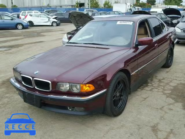 2000 BMW 740 I AUTO WBAGG834XYDN76400 image 1