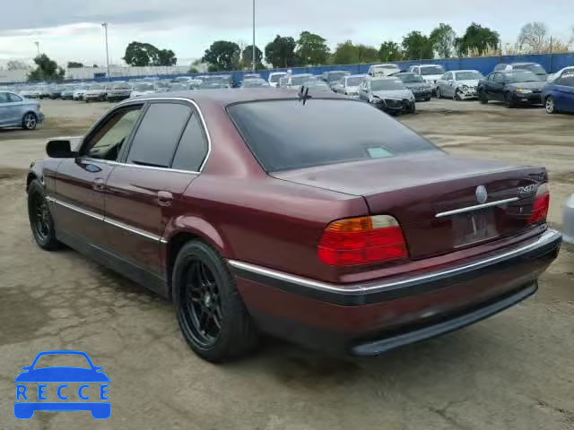 2000 BMW 740 I AUTO WBAGG834XYDN76400 image 2