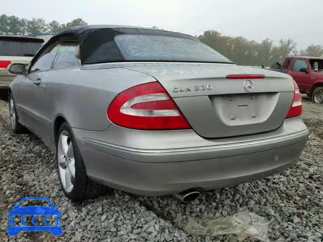 2005 MERCEDES-BENZ CLK 320 WDBTK65J45F152233 image 2