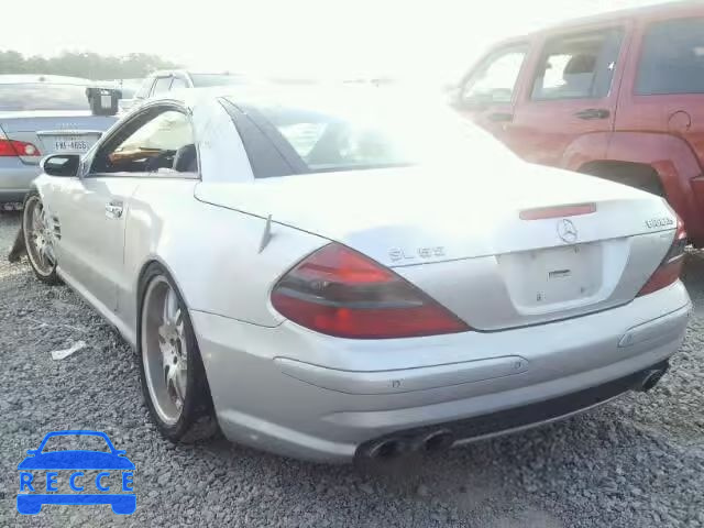 2005 MERCEDES-BENZ SL 55 AMG WDBSK74F55F097449 image 2