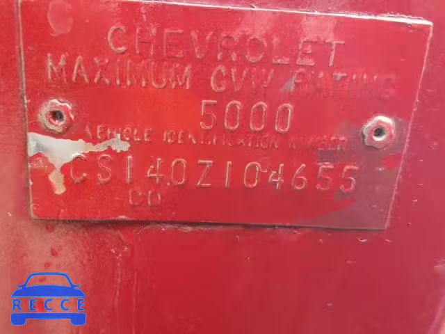 1970 CHEVROLET C-10 CS140Z104655 image 9