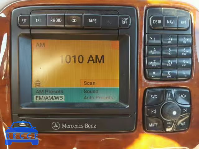 2001 MERCEDES-BENZ S 430 WDBNG70J31A165876 image 8