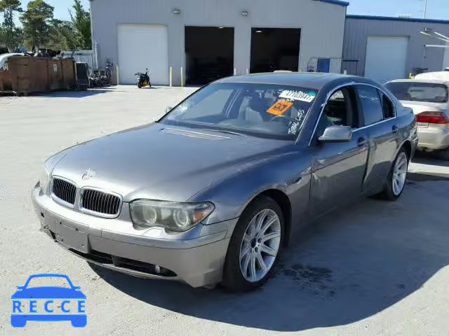 2004 BMW 745 I WBAGL63434DP68493 зображення 1