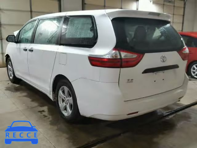 2015 TOYOTA SIENNA BAS 5TDZK3DC3FS542156 image 2