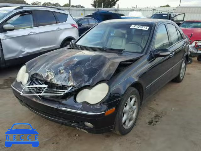 2004 MERCEDES-BENZ C 240 WDBRF61J94F480962 image 1