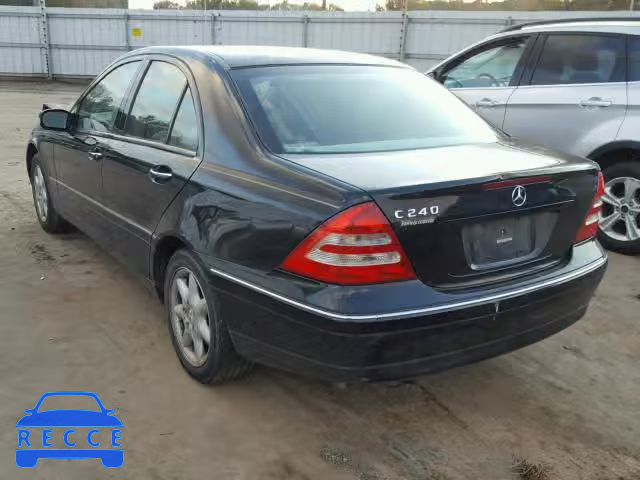 2004 MERCEDES-BENZ C 240 WDBRF61J94F480962 image 2