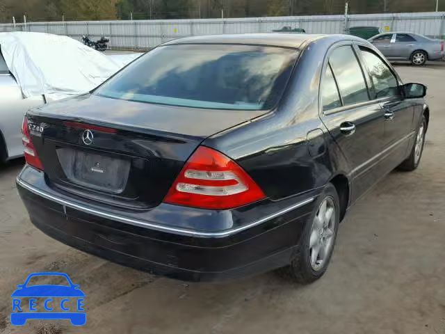 2004 MERCEDES-BENZ C 240 WDBRF61J94F480962 зображення 3