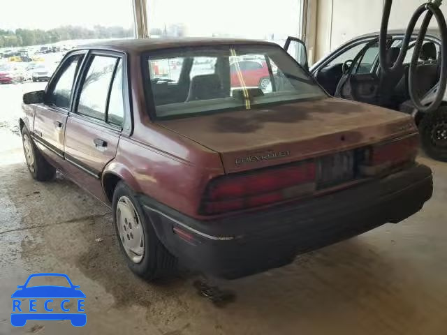 1992 CHEVROLET CAVALIER V 1G1JC5440N7169030 image 2