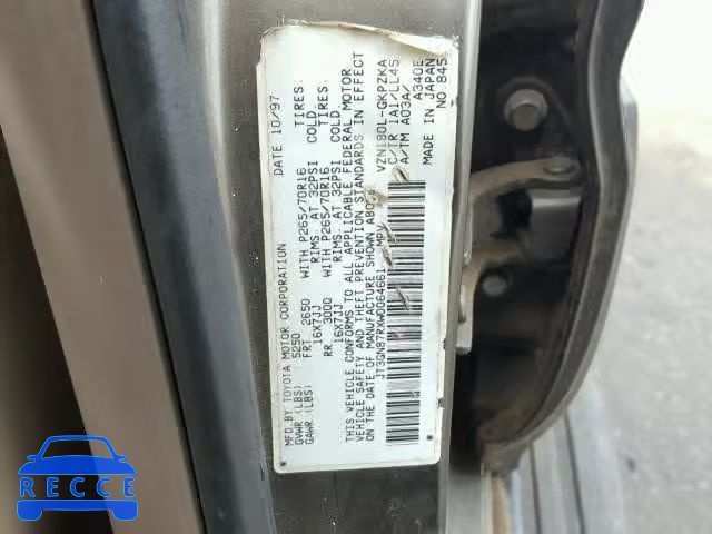 1998 TOYOTA 4RUNNER LI JT3GN87RXW0064661 image 9