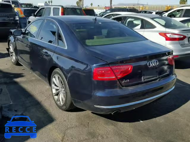 2012 AUDI A8 QUATTRO WAUAVAFD1CN003760 image 2