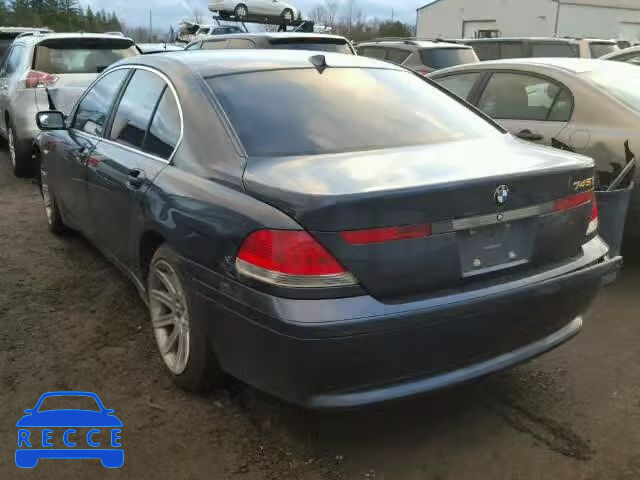 2002 BMW 745 I WBAGL63482DP55042 image 2