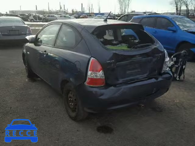 2008 HYUNDAI ACCENT BAS KMHCN35CX8U079700 зображення 2