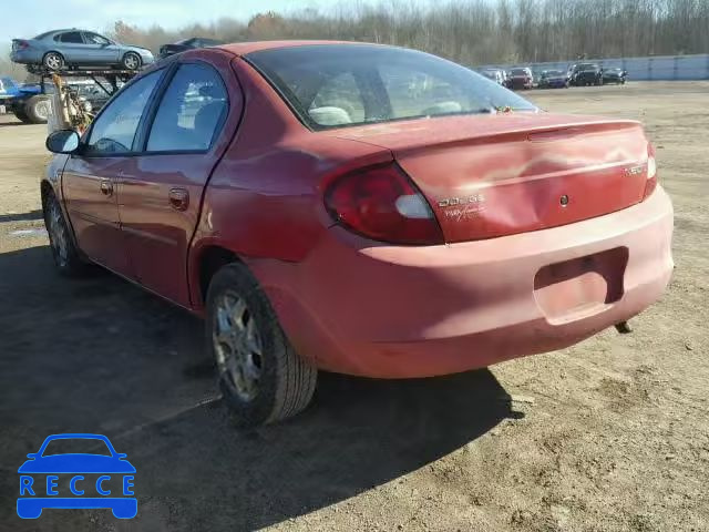 2000 DODGE NEON BASE 1B3ES46C1YD563833 image 2