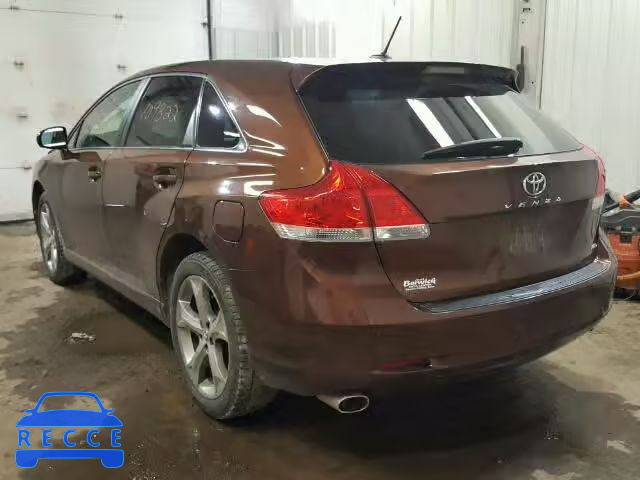 2011 TOYOTA VENZA BASE 4T3BK3BB8BU047777 зображення 2