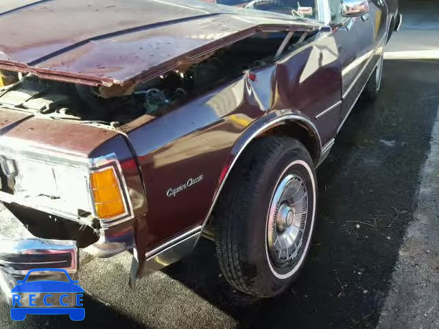 1980 CHEVROLET CAPRICE 1N69HAJ101023 Bild 9