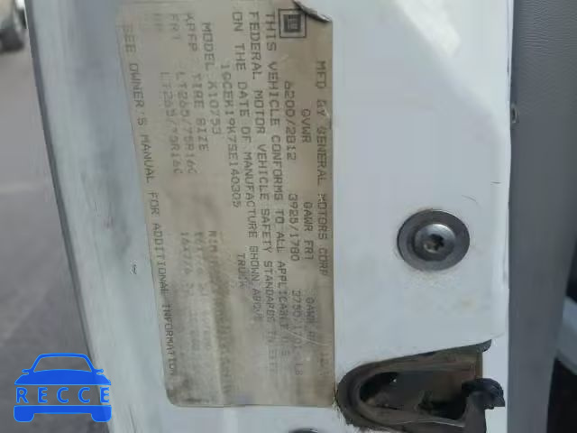 1995 CHEVROLET GMT-400 K1 1GCEK19K7SE140305 image 9