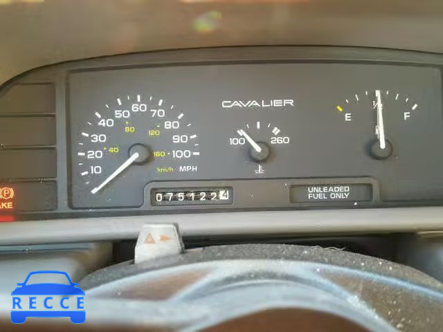 1993 CHEVROLET CAVALIER V 1G1JC5448P7226707 image 7