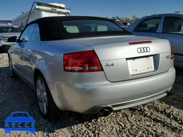 2007 AUDI A4 S-LINE WAUEF48H47K030989 image 2