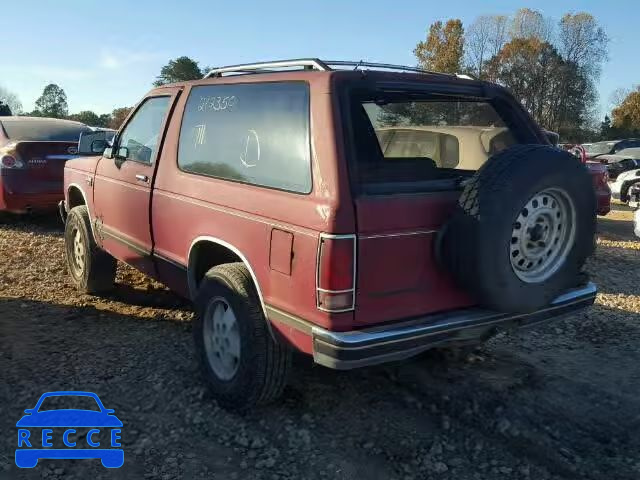 1988 CHEVROLET BLAZER S10 1GNCT18Z1J8203356 image 2