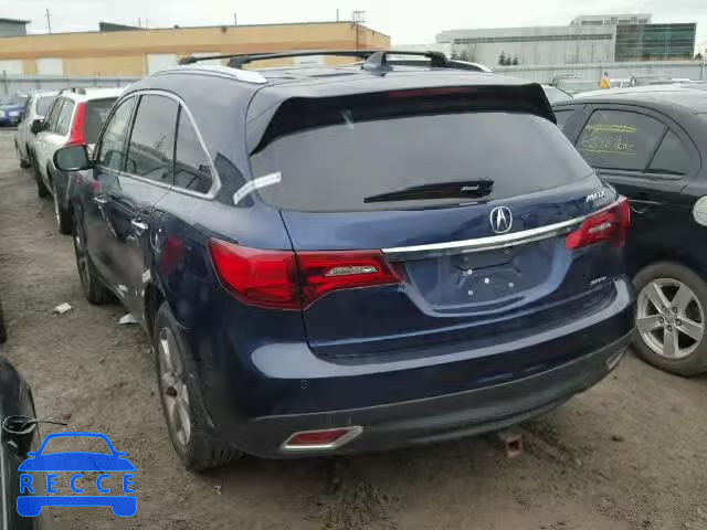 2015 ACURA MDX ADVANC 5FRYD4H82FB504356 image 2