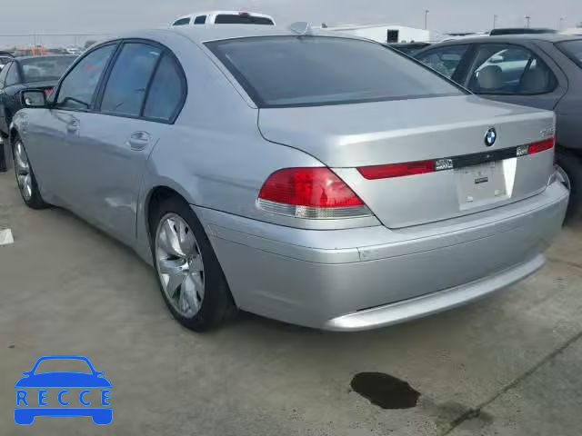 2003 BMW 745 I WBAGL63423DP67334 image 2