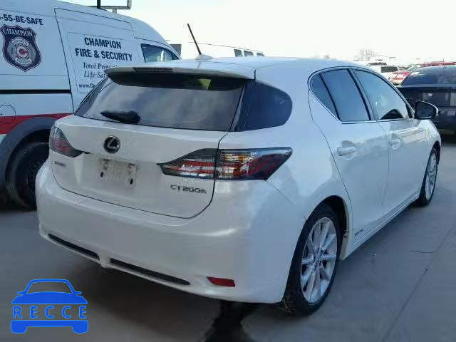 2012 LEXUS CT 200 JTHKD5BH4C2081976 image 3