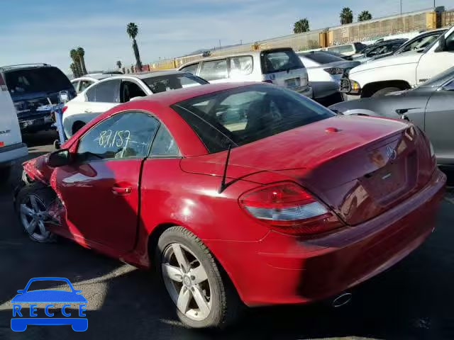 2008 MERCEDES-BENZ SLK 280 WDBWK54F88F183753 image 2