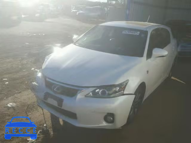 2012 LEXUS CT 200 JTHKD5BH2C2082852 зображення 1