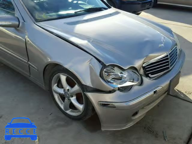 2004 MERCEDES-BENZ C 230K SPO WDBRF40J74A637004 image 8