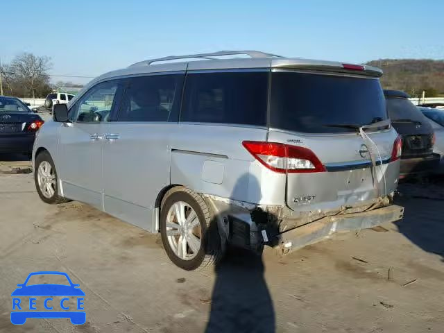 2012 NISSAN QUEST S JN8AE2KP5C9046407 зображення 2