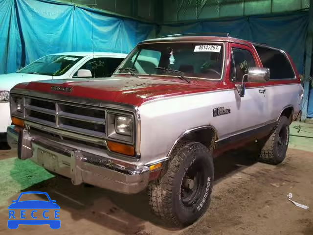 1990 DODGE RAMCHARGER 3B4GM17Z1LM044424 зображення 1