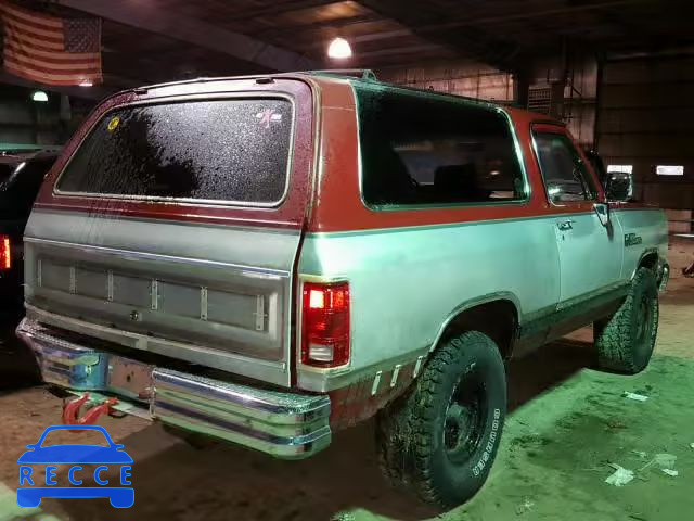 1990 DODGE RAMCHARGER 3B4GM17Z1LM044424 image 3