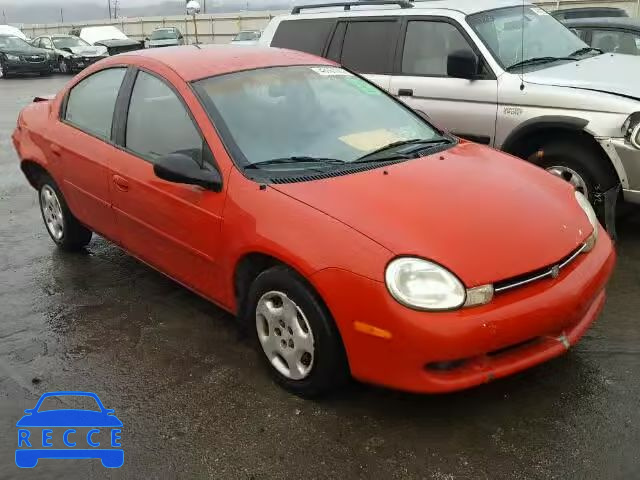 2000 DODGE NEON BASE 1B3ES46C0YD849690 зображення 0