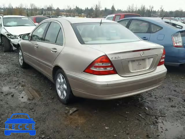 2001 MERCEDES-BENZ C 320 WDBRF64J81F042036 Bild 2