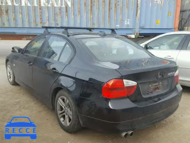 2008 BMW 328 XI SUL WBAVC73558KX90163 image 2