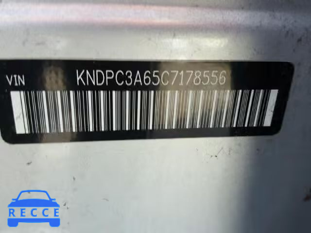 2012 KIA SPORTAGE S KNDPC3A65C7178556 image 9